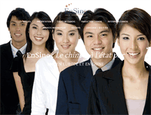 Tablet Screenshot of ensino.fr
